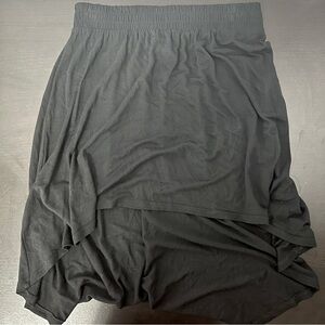 Garage Flowy High-Lo Mini Skirt